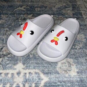 Wonder Nation Little & Big Girls Critter Slide Sandals